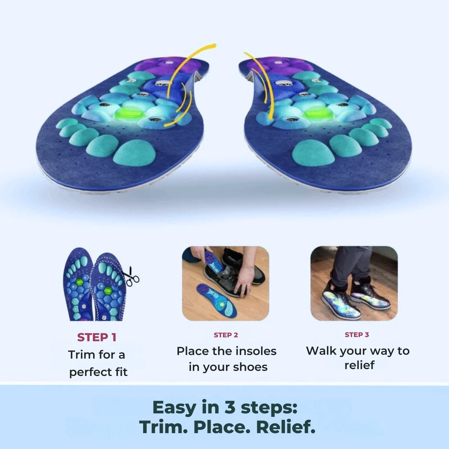 MyFitCure Magnetic Insoles