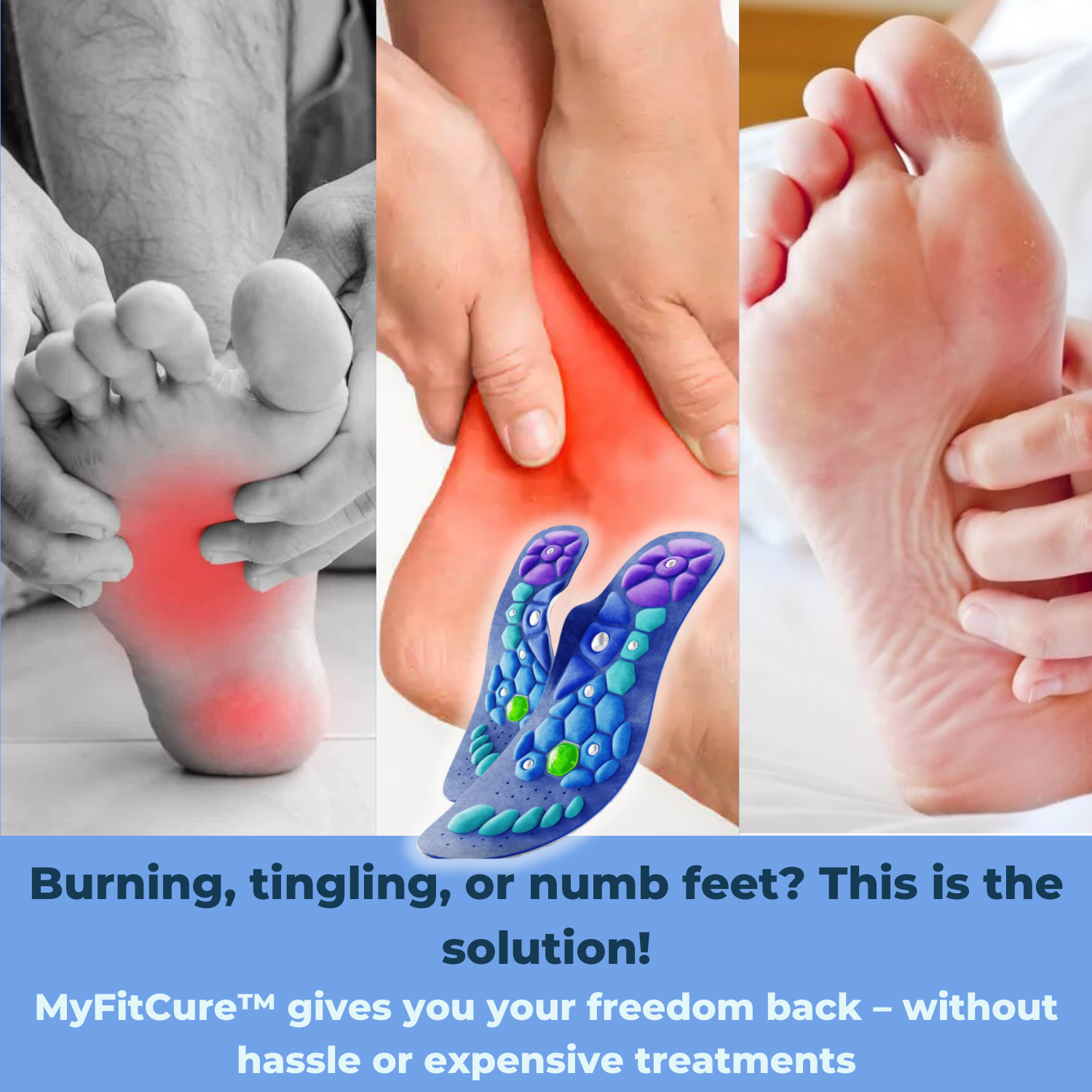 MyFitCure Magnetic Insoles