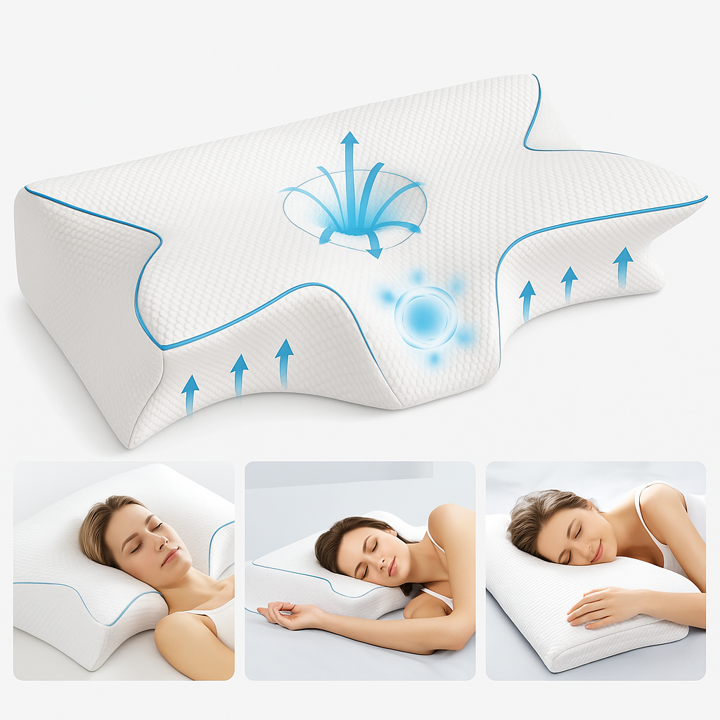NeckAlign® Memory Foam Pillow