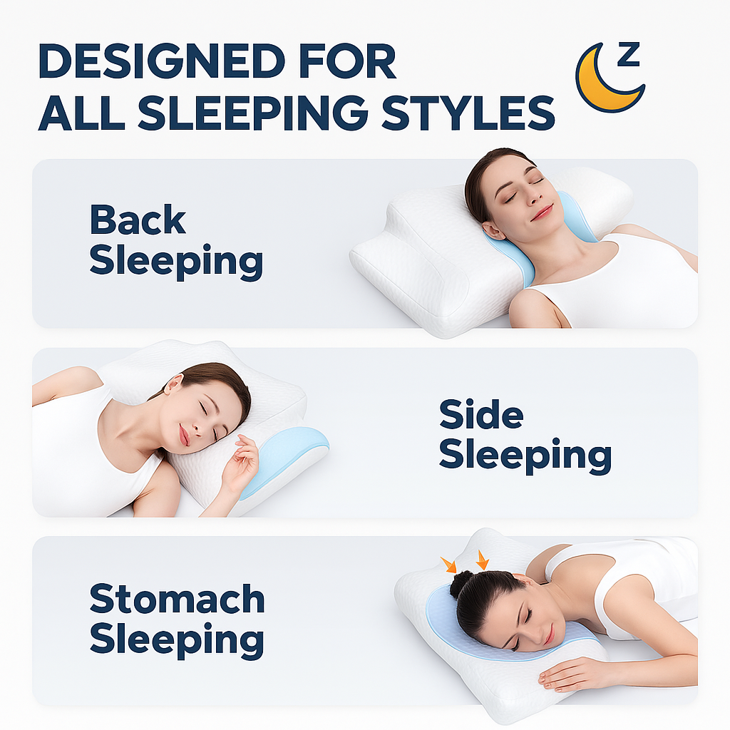 NeckAlign® Memory Foam Pillow