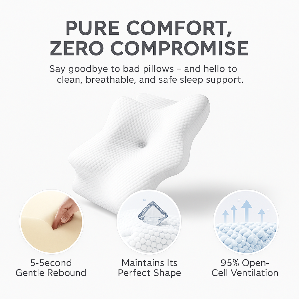 NeckAlign® Memory Foam Pillow